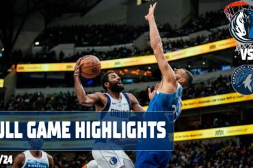 Kyrie Irving (35 points) Highlights vs. Minnesota Timberwolves | 1/7/24