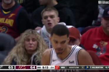 Victor Wembanyama 24 pts 10 reb 5 blk vs Cleveland Cavaliers | 2024-01-07