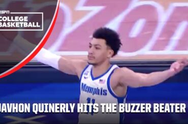 Jahvon Quinerly hits a BUZZER BEATER for Memphis AGAIN 🤯 | ESPN College Basketball