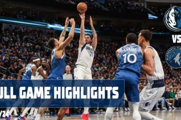 Luka Doncic (34 points) Highlights vs. Minnesota Timberwolves | 1/7/24