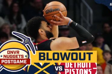 Jamal Murray explodes for 37 points, Nuggets blowout Pistons | DNVR Nuggets Podcast