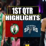 Boston Celtics vs San Antonio Spurs 1ST QTR Game Highlights | December 31, 2023