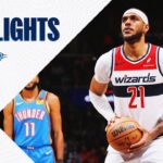 Highlights: Washington Wizards vs. Oklahoma City Thunder | 01/08/24