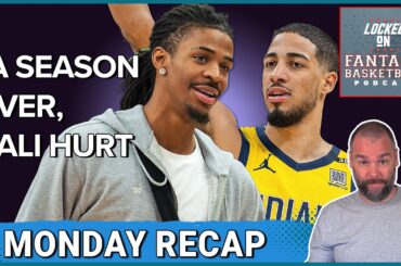 NBA Fantasy Basketball: Haliburton's Injury & Morant Surgery - Monday Recap #NBA #fantasybasketball