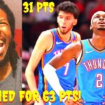 THUNDER VS WIZARDS REACTION 2024 OKLAHOMA CITY THUNDER VS WASHINGTON WIZARDS HIGHLIGHTS REACTION