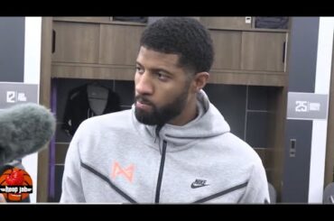 Paul George Reacts To The Clippers 113-104 Win Over The Charlotte Hornets. HoopJab NBA