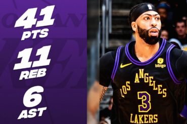 Anthony Davis Records New SEASON-HIGH 41 POINTS | January 9, 2024