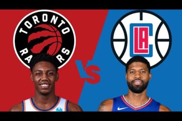Toronto Raptors vs Los Angeles Clippers | Free NBA Best Bets, Picks and Predictions For 1/10