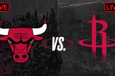 Houston Rockets Vs Chicago Bulls Live | NBA 2024 Basketball U-S