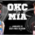 Oklahoma City Thunder vs Miami Heat Full Game Highlights | Jan 10 | 2024 NBA Season
