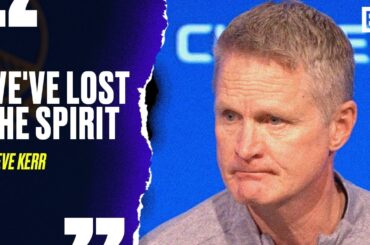 Steve Kerr on Warriors 36-Point Loss to Pels: 'We've lost the spirit, the confidence'