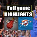 Miami Heat VS Oklahoma City Thunder FULL Game Highlights | January 10, 2024