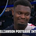 Zion Williamson talks Pels’ 36-POINT WIN vs. Warriors | NBA on ESPN