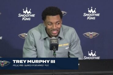 Trey Murphy III on team depth | Pelicans at Warriors Postgame 1/10/24