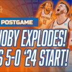 OG ANUNOBY & KNICKS EXPLODE! | NY 5-0 in 2024! | Knicks vs Blazers Postgame Recap