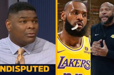 UNDISPUTED | "LeBron deliberately trying to grt Darvin sacked" - Keyshawn on Heat def Lakers 110-96