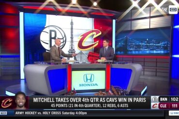 Nets drop Paris Game matchup vs. Cavs 111-102