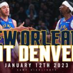 Denver Nuggets vs. New Orleans Pelicans Full Game Highlights 🎥