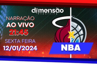 NBA - Miami Heat x Orlando Magic - (NARRAÇÃO AO VIVO) - Dimensão Esportiva