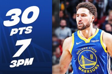 Klay Thompson COULDN'T MISS In The Windy City! - 30 PTS (7 Threes) 🔥| January 12, 2024