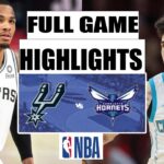 San Antonio Spurs vs Charlotte Hornets FULL GAME Highlights | Jan.12 | NBA Highlights 2024