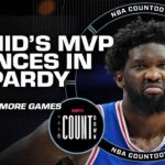 Woj: Joel Embiid can only miss 7 more games to win post-season awards 😳 | NBA Countdown