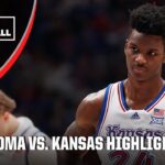Oklahoma Sooners vs. Kansas Jayhawks | Full Game Highlights | ESPN College Basketball