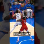 Chet Holmgren with the NBA 2k And-1 😲 | #Shorts