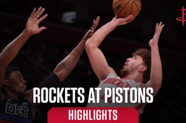 Rockets vs Pistons Comeback Win | Houston Rockets