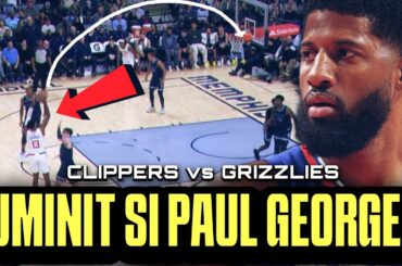 Paul George PINAULANAN ng 3pts ang Memphis! 37 points! LA Clippers vs Memphis Grizzlies