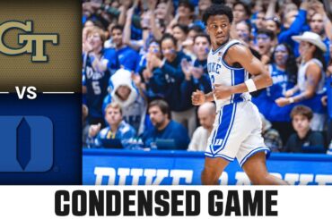 Georgia Tech vs. Duke Condensed Game | 2023-24 ACC Men’s Basketball