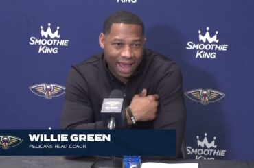 Willie Green recaps win over Dallas | Pelicans-Mavericks Postgame Interview 1/13/2024