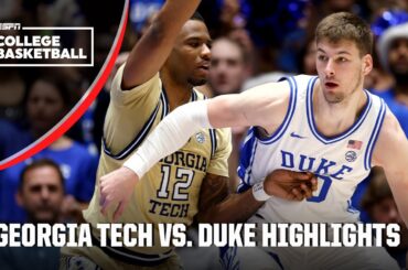 Georgia Tech Yellow Jackets vs. Duke Blue Devils | Full Game Highlights