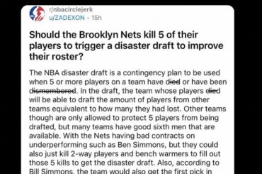 The Most Insane NBA Take I've Ever Seen