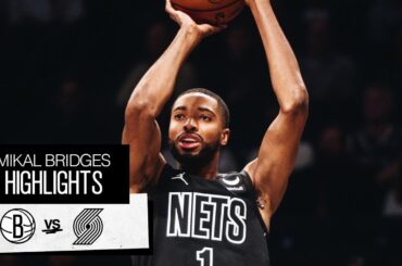 Mikal Bridges erupts for 42 points and 4 rebounds vs. Trailblazers | 1.7.24
