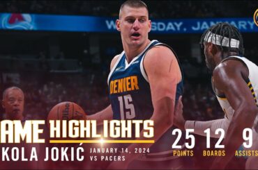 Nikola Jokić Full Game Highlights vs. Pacers 🎥