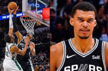 Victor Wembanyama vs NBA All-Star Players Moments 🤯