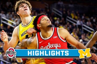 Ohio State at Michigan | Highlights | Big Ten Men's Basketball | Jan. 15, 2024