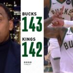 ESPN goes crazy Damian Lillard’s first buzzer beater to lead Bucks take down Kings 143-142 in OT