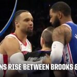 DOUBLE TECHS for Dillon Brooks & Marcus Morris after chippy exchange | NBA on ESPN