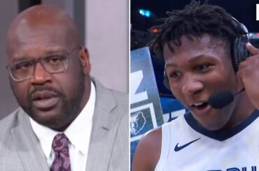 Grizzlies' GG Jackson's Wholesome Reaction to Speaking to Shaq ❤️ Inside the NBA