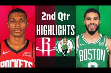 Boston Celtics vs. Houston Rockets 2nd Qtr Full Highlights - Jan. 13 | NBA 2024 Highlights