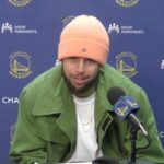 Stephen Curry looks frustrated, Talks losing to the Grizzlies 🎤