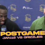 Warriors/Grizzlies Postgame, Steph, Draymond, Coach Kerr Reactions | Jan 15, 2024