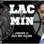 LA Clippers vs Minnesota Timberwolves Full Game Highlights | Jan 14 | 2024 NBA Season