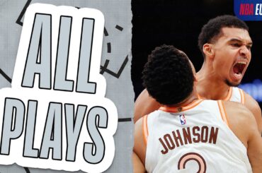 26 points & 13 rebounds for Victor Wembanyama v Atlanta Hawks! | All Plays