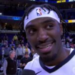 Vince Williams Jr. Walk Off Interview | Warriors vs. Grizzlies