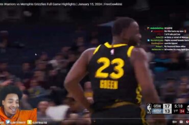 FlightReacts To WARRIORS at GRIZZLIES | FULL GAME HIGHLIGHTS | January 15, 2024!