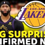 💥🚨 BREAKING NEWS! ANTHONY DAVIS UPDATE! LAKERS CONFIRMS! LOS ANGELES LAKERS NEWS