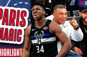 The Greek Freak in Paris 🔥 Giannis' CLUTCH performance | Charlotte Hornets vs Milwaukee Bucks 2020